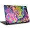 Neon Rainbow Cheetah with Rose by Sheena Pike Dell Inspiron Skin